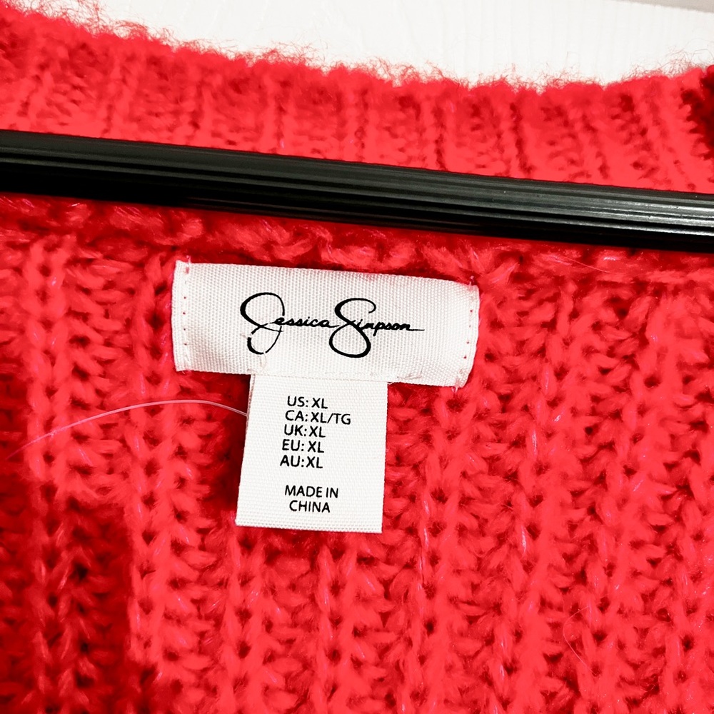 Jessica Simpson Women's Vibrant Knit Sweater - Picture 2 of 2
